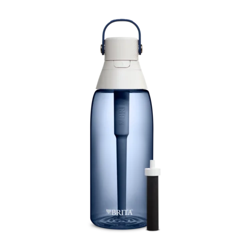 Brita Premium Filtering Water Bottle - Hard Sided Plastic, 36oz - Night Sky