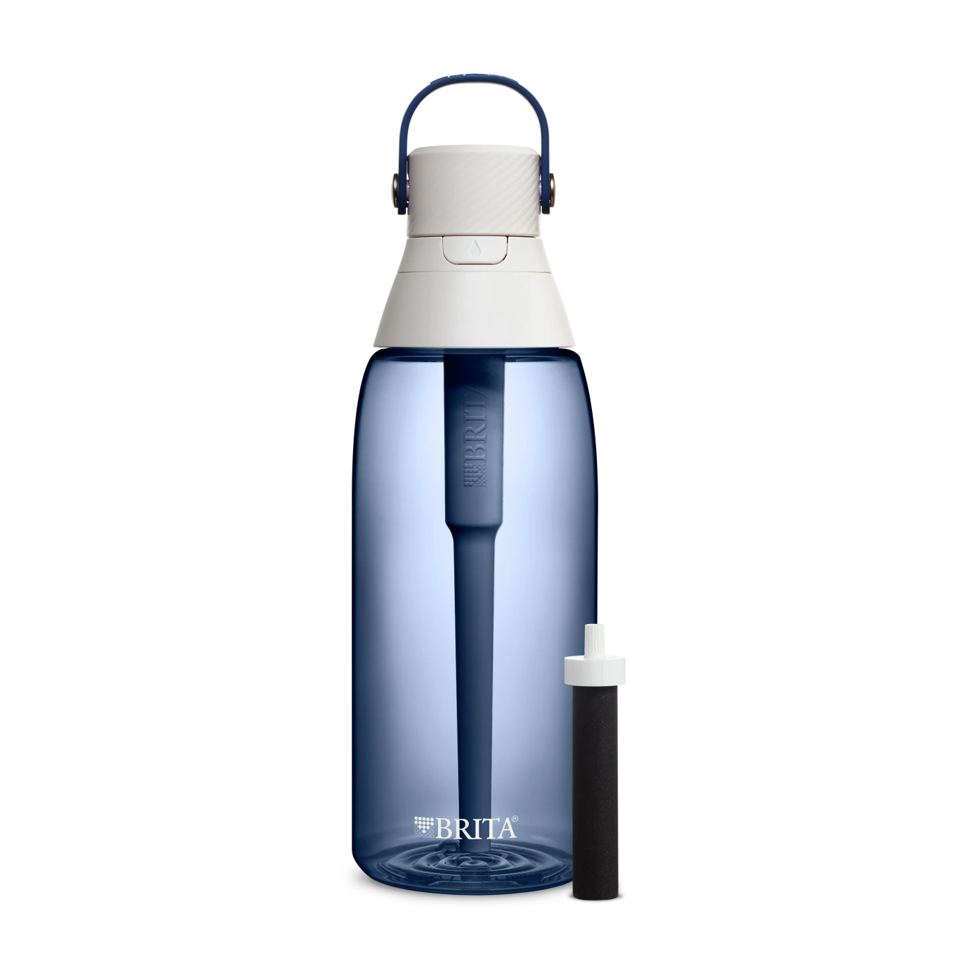 Brita Premium Filtering Water Bottle - Hard Sided Plastic, 36oz - Night Sky