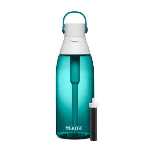 Brita Premium Filtering Water Bottle - Hard Sided Plastic, 36oz - Sea Glass