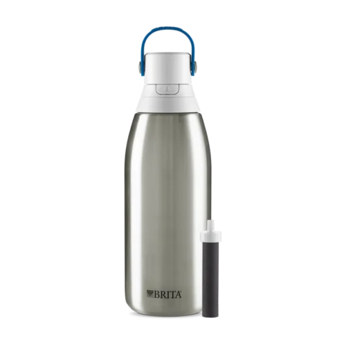 Brita Premium Filtering Water Bottle - Stainless Steel, 32oz - Stainless Steel