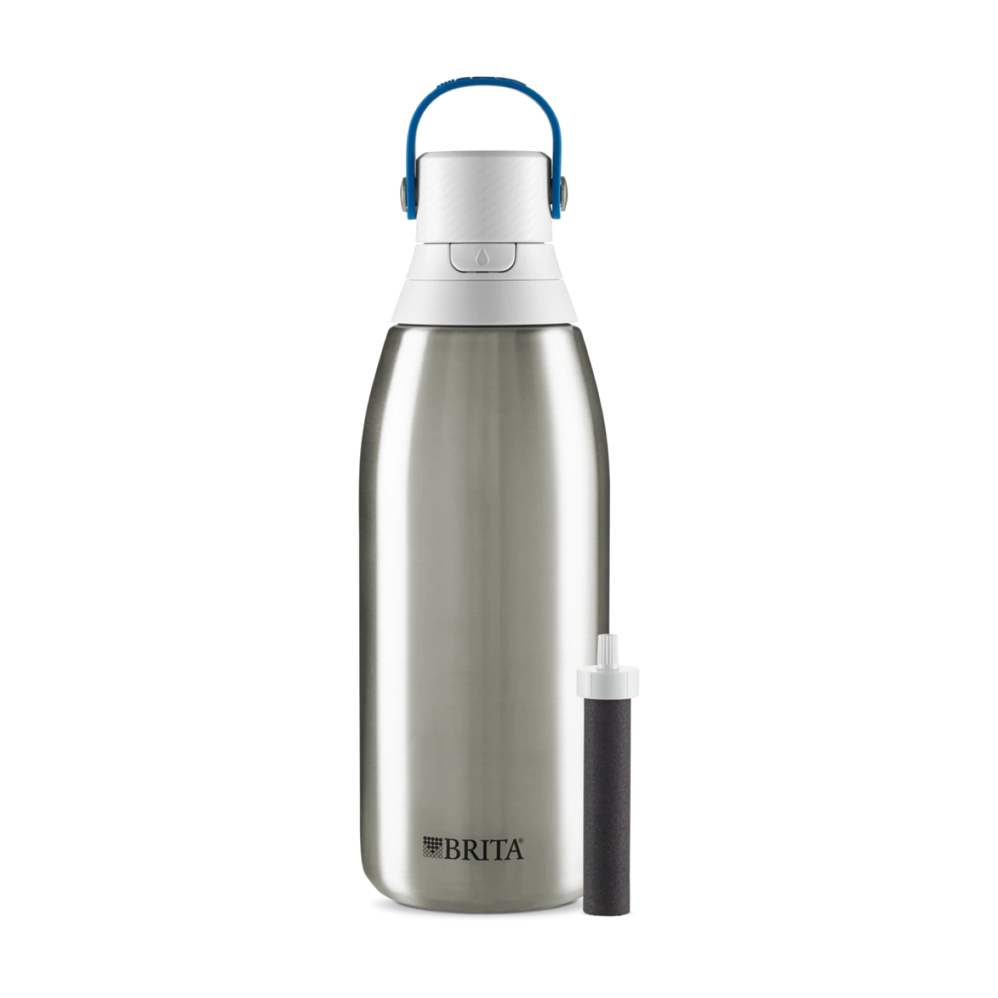 Brita Premium Filtering Water Bottle - Stainless Steel, 32oz - Stainless Steel