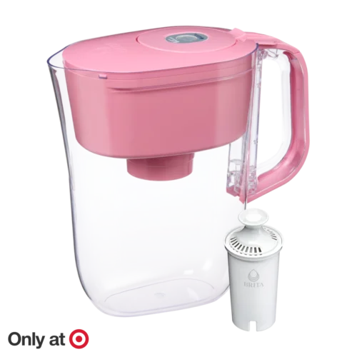 Brita Denali Water Pitcher with Original Filter - Cherry Blossom
