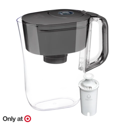 Brita Denali Water Pitcher with Original Filter - Slate Gray