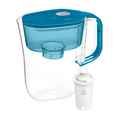 Brita Denali Water Pitcher with Original Filter - Transparent Teal