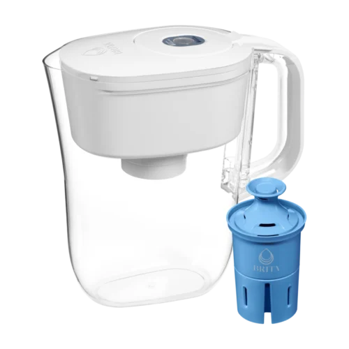 Brita Denali Water Pitcher with Elite Filter - White