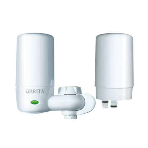 Brita Elite Advanced Water Filter Faucet System, 2 Filters - White