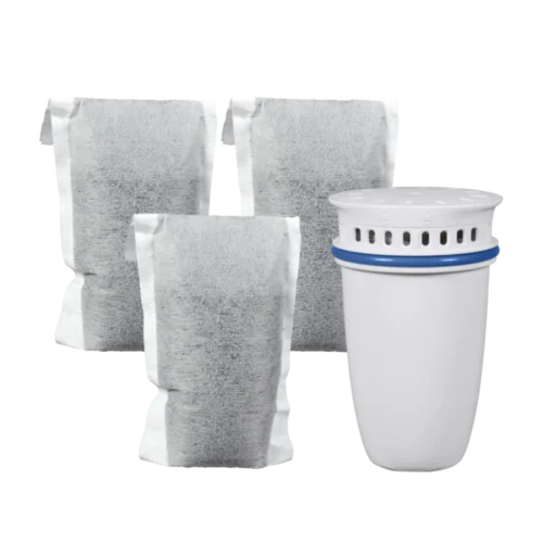 Alternative view of Brita Refillable Water Filtration Starter Kit with 1 Reusable Filter Shell and 3 Filter Refills - 3 filters