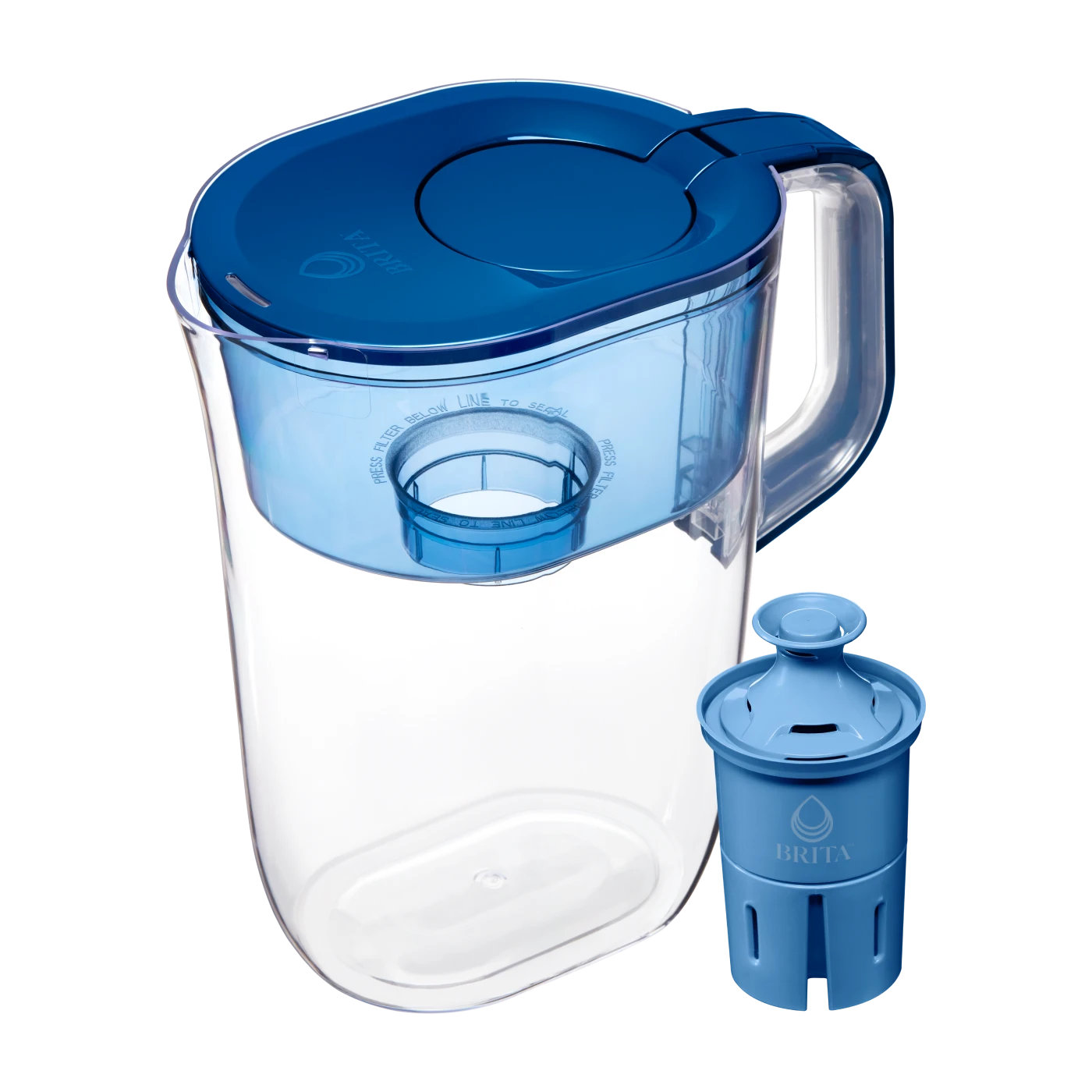 Brita Tahoe Water Pitcher with Elite Filter - Blue