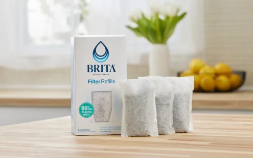 Brita Refillable Water Filtration System Filter Refills, 3 Count - 3 filters